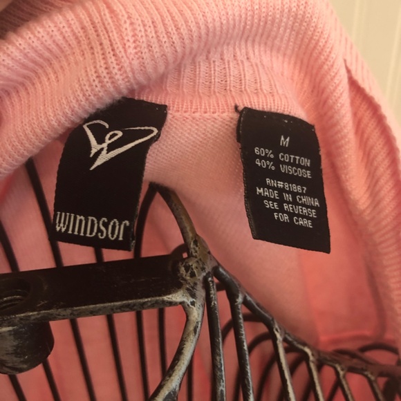 Pink Cotton Cottagecore Feminine Waterfall Collar Cardigan - Picture 3 of 4